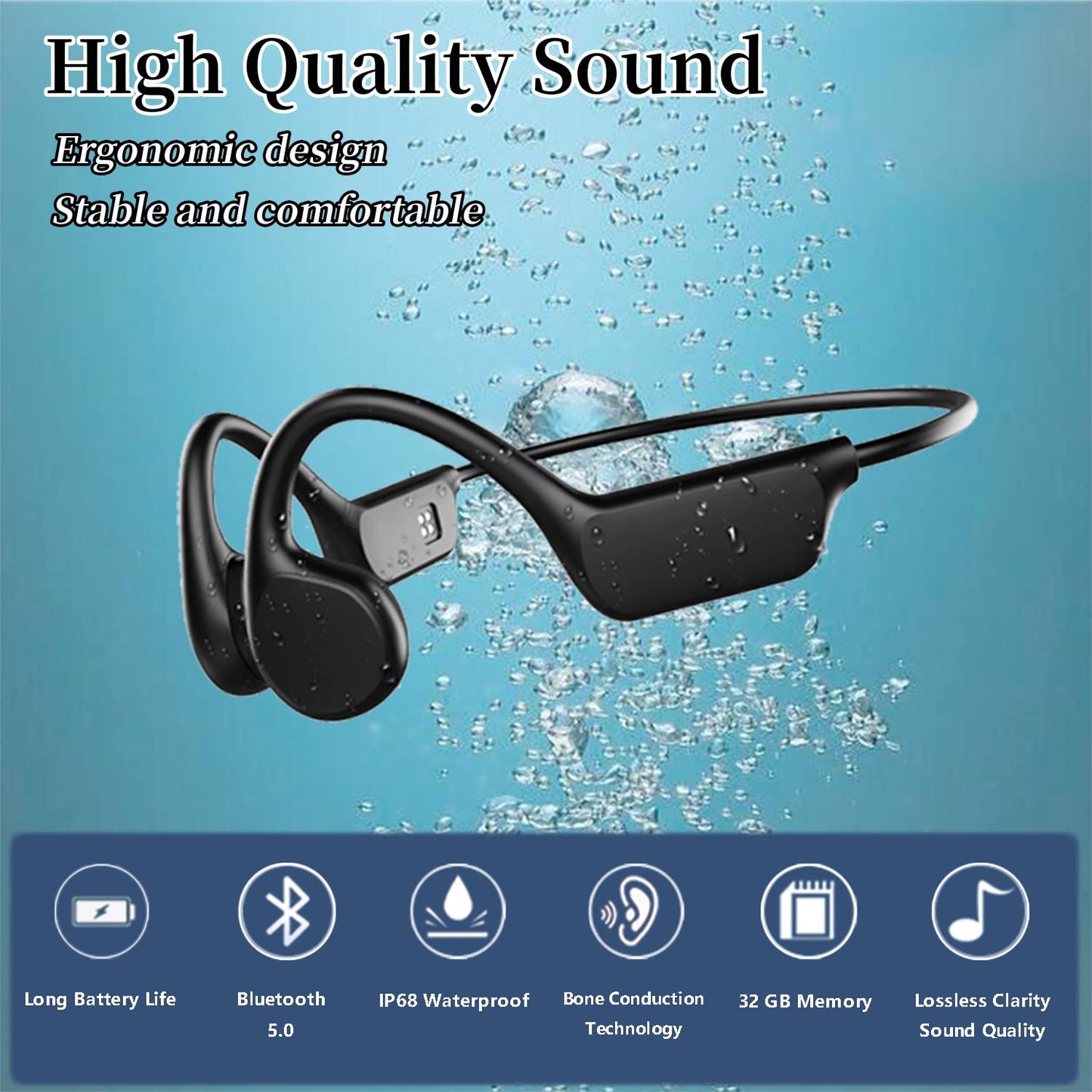 🎧2024 New Technology-Bone Conduction Headphones