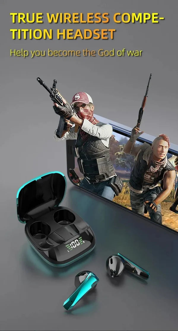 🏃Sports Waterproof Wireless Earphone Noise Cancelling Earbuds Gamer🎧