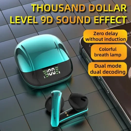 🏃Sports Waterproof Wireless Earphone Noise Cancelling Earbuds Gamer🎧