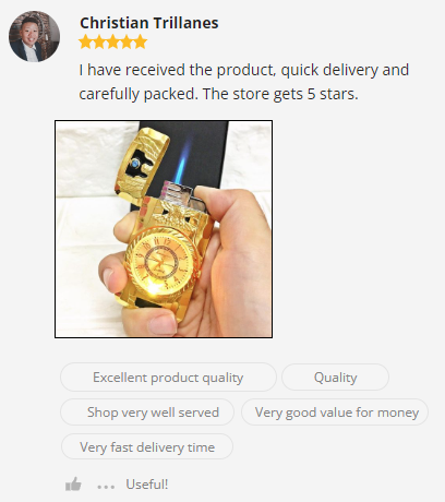 24k Gold Plated Lighter Combine Watches